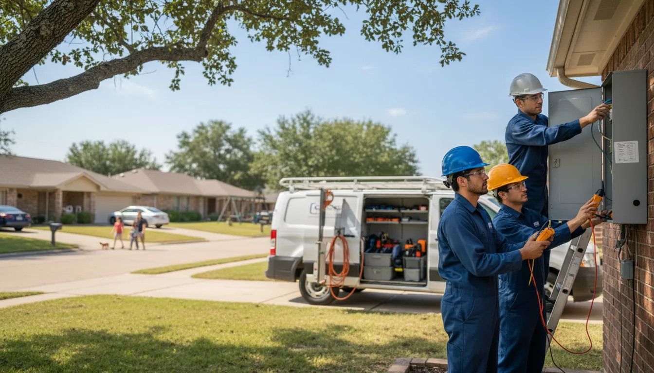 Certified electrician providing emergency electrical services in Colp, IL